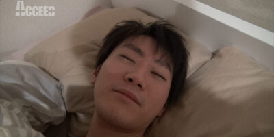 【細マッチョ】てつまの寝起き自撮りオナニー！｜てつま