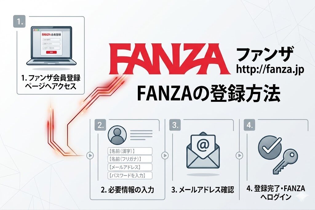 FANZAの登録方法